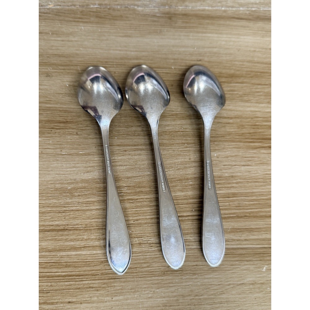 Gorham Georgetown NEW Stainless 18/8 Flatware Korea 3 Teaspoons 6" GLOSSY - Picture 2 of 4